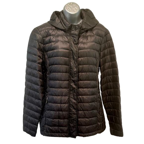 32 Degrees Women's Packable Puffer Down Jacket Detachable Hood Zipper/Snaps XXL - Picture 1 of 11